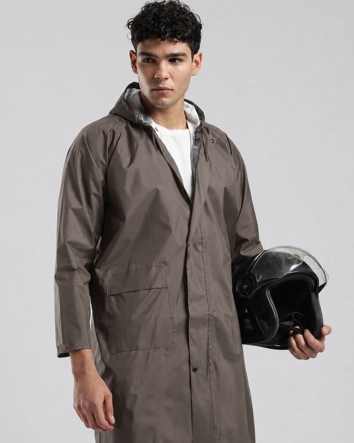Biscuit Brown - Poncho Rain Jacket (Pant Not Included)