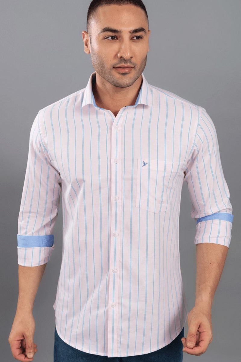 Pink Vertical Stripes - Full-Stain Proof