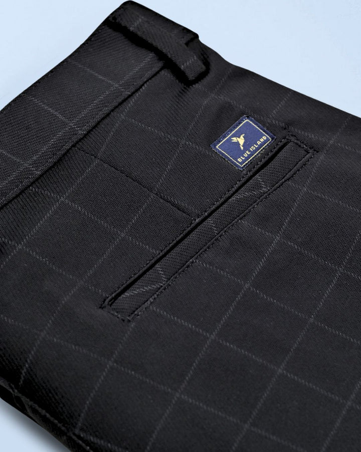Black Box Checks - 2 way stretch - COTTON PANT