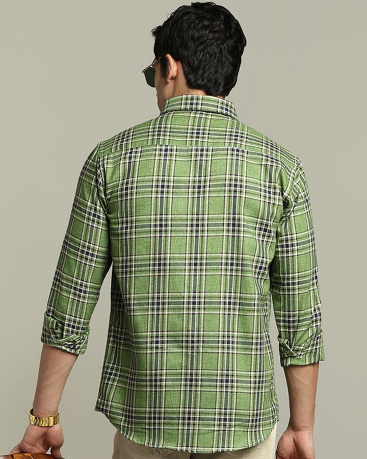 Fern Green Checks -Full-Stain Proof