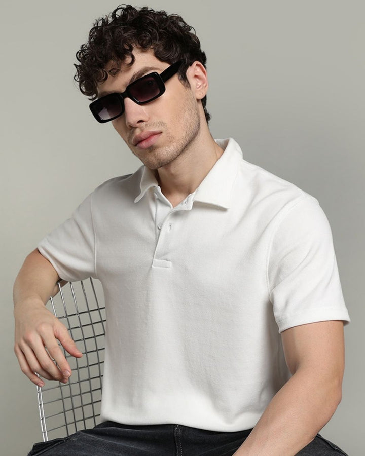 Pure White - Polo Tshirt