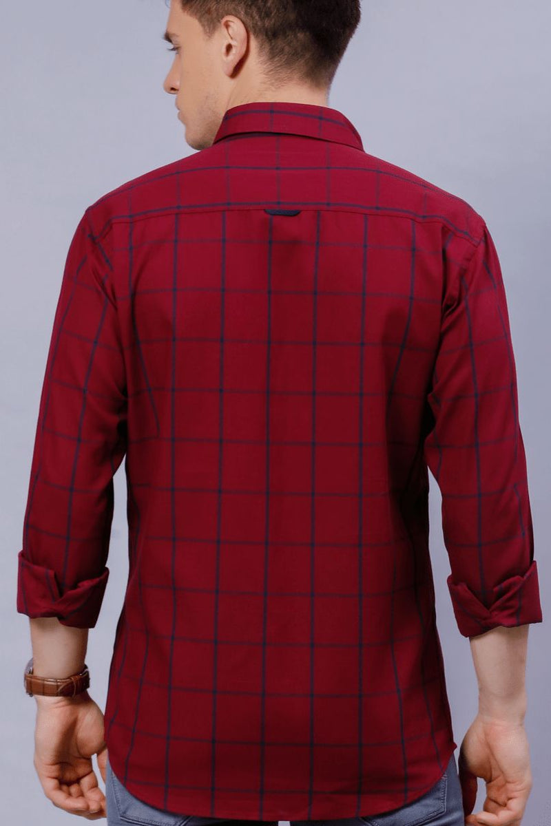 Classy Red Checks - Full-Stain Proof