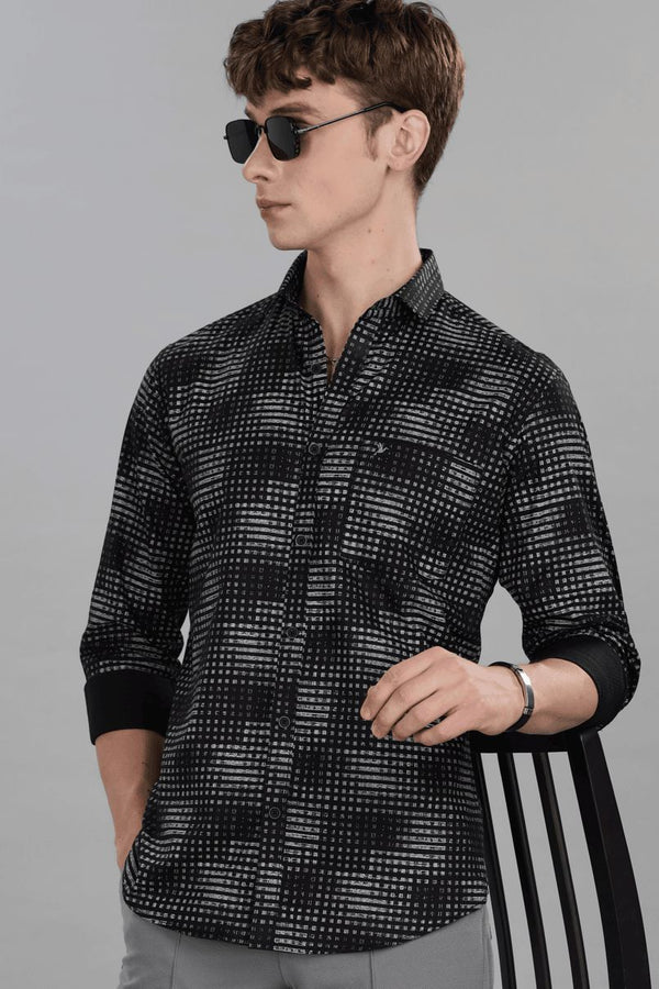 Black Fusion Print -Full-Stain Proof