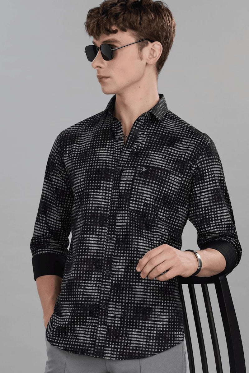Black Fusion Print -Full-Stain Proof