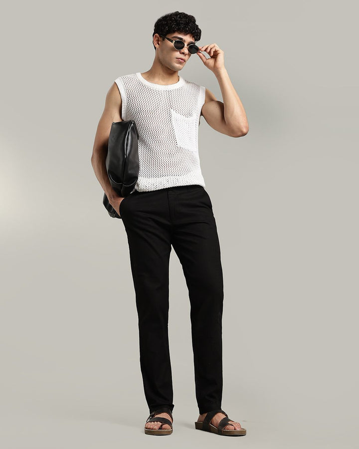 Brute Black - 2 way stretch - COTTON LINEN PANT