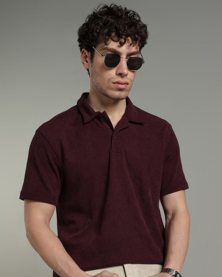 Dark Wine - Polo Tshirt
