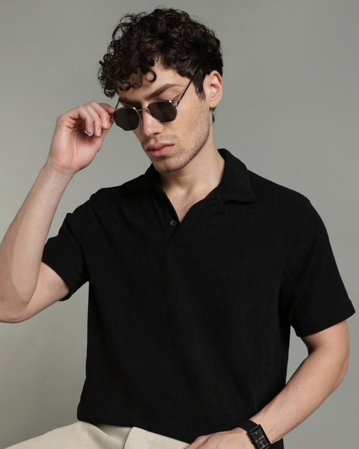 Black - Polo Tshirt