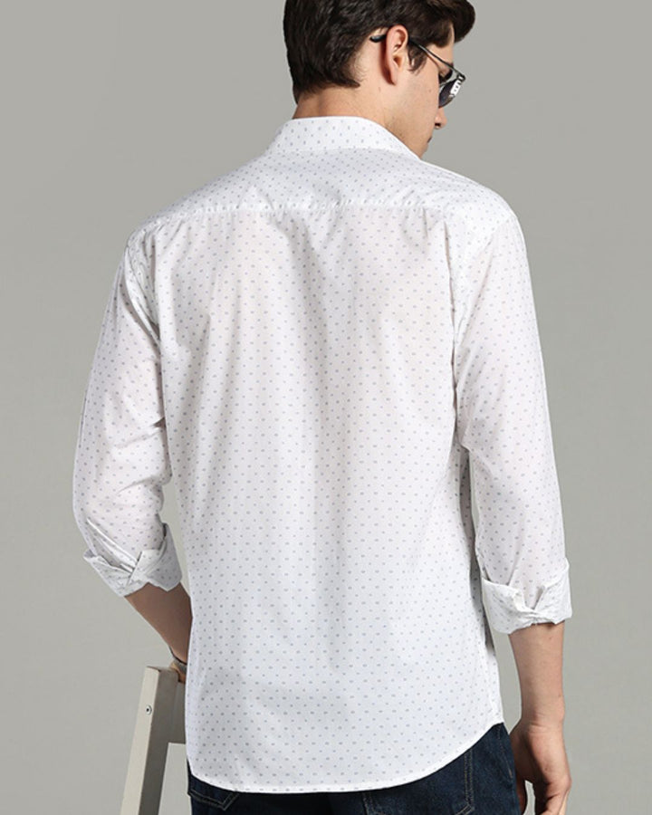White Diamond Print -Full-Stain Proof