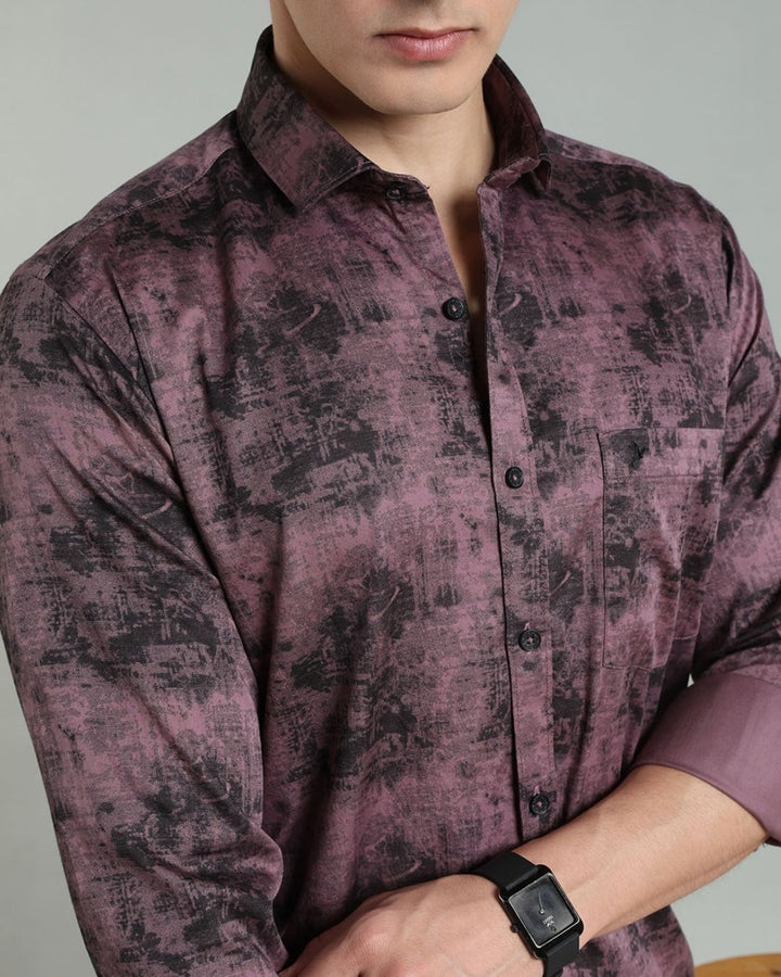 Dusty Pink Smoky Print -Full-Stain Proof