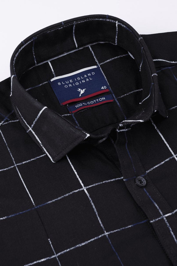 Black Faded Checks - Full-Stain Proof