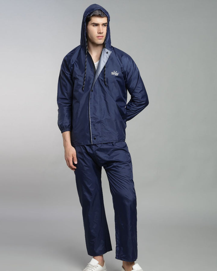 SNS Classic Navy - Rain Jacket with Pant