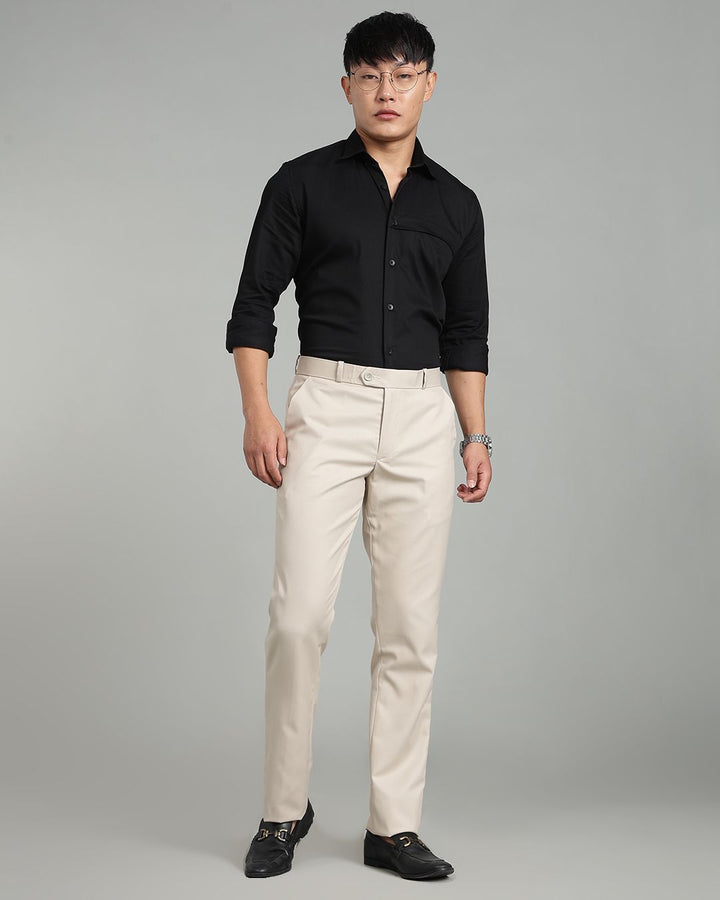Soft Cream - Wrinkle free Formal Pant