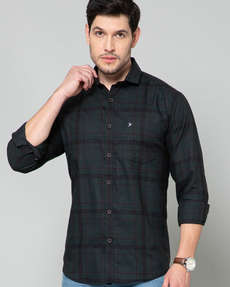 Dark Green Checks - Full-Stain Proof