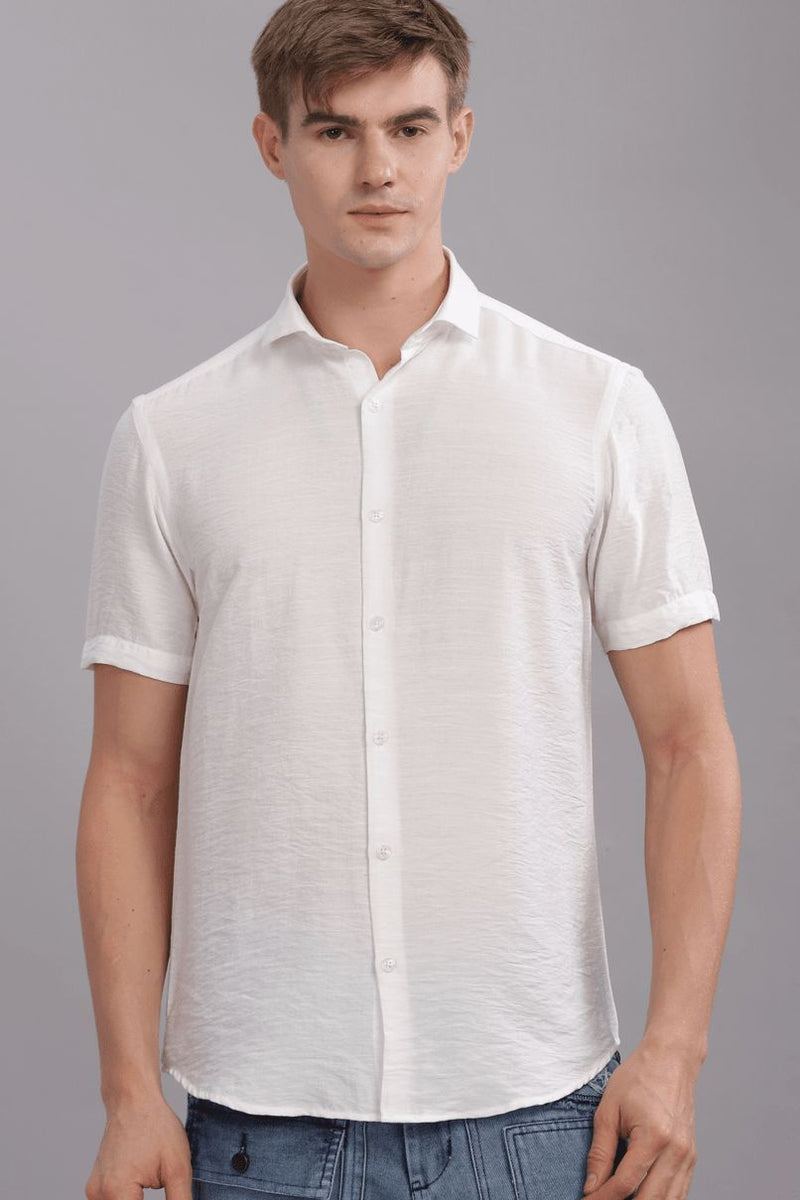 Feather White - Half Sleeve - Airlite Shirt