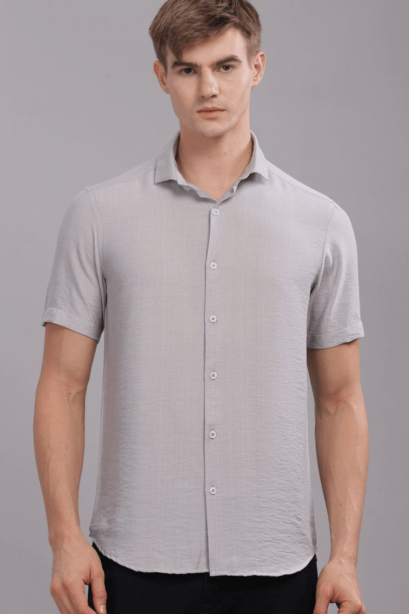 Silver Grey - Half Sleeve - Airlite Shirt