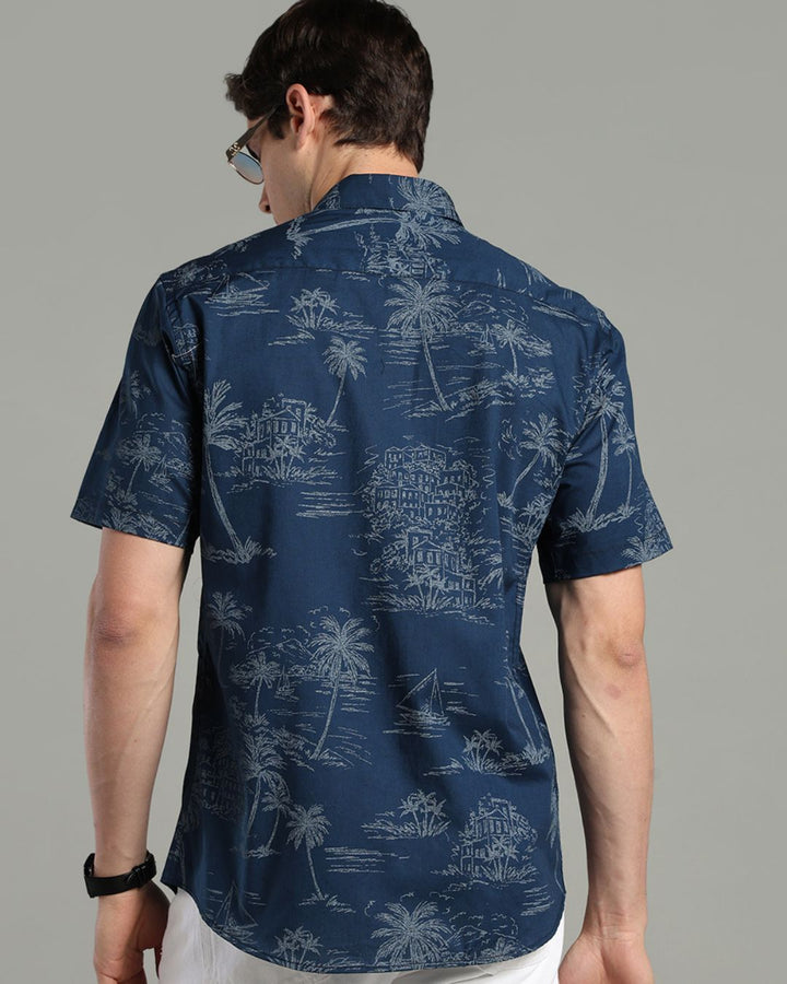 Sapphire Island Print -Half-Stain Proof
