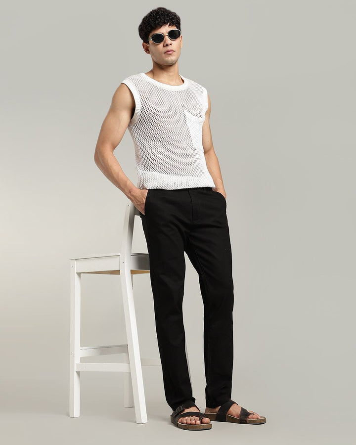 Brute Black - 2 way stretch - COTTON LINEN PANT