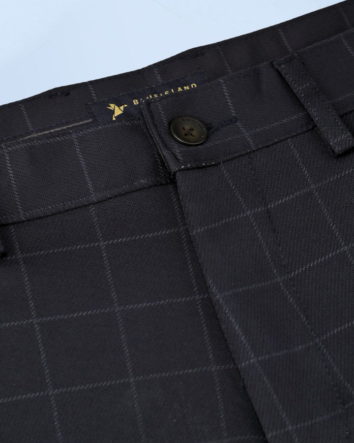 Black Box Checks - 2 way stretch - COTTON PANT