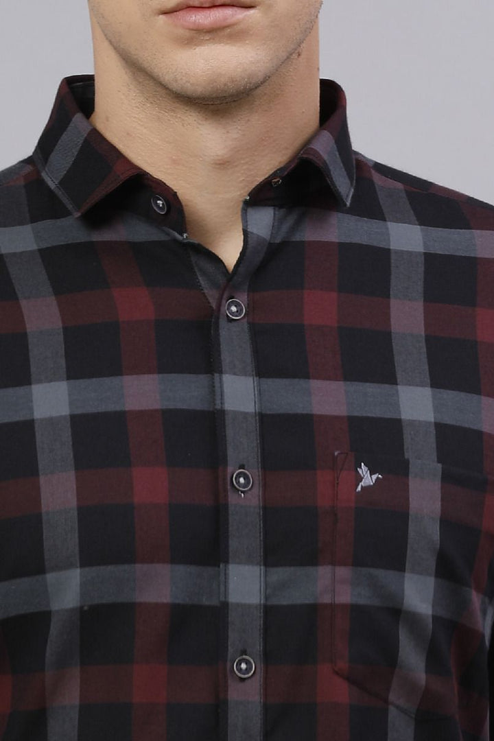 Classy Red and Black Checks - Full-Stain Proof