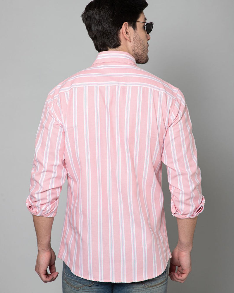 Pink & Blue Line Stripes - Full-Stain Proof