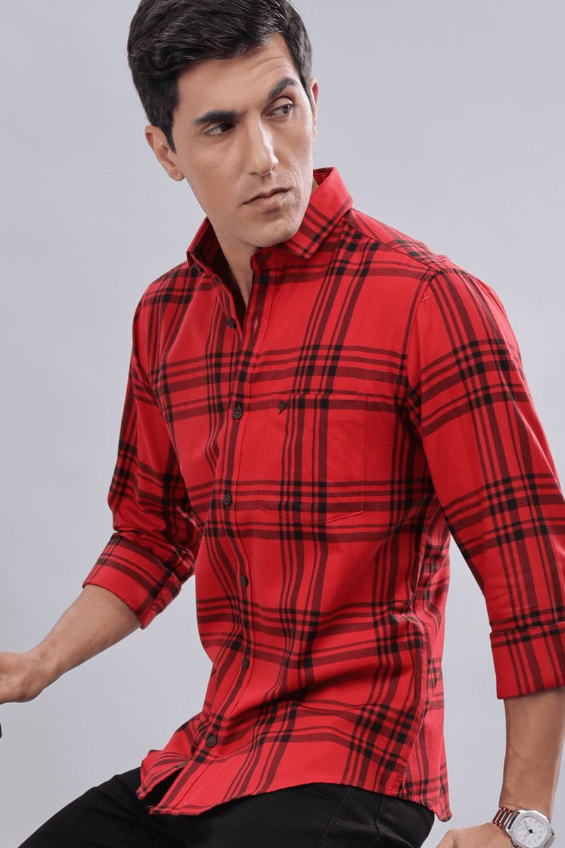 Bold Red Checks - Full-Stain Proof