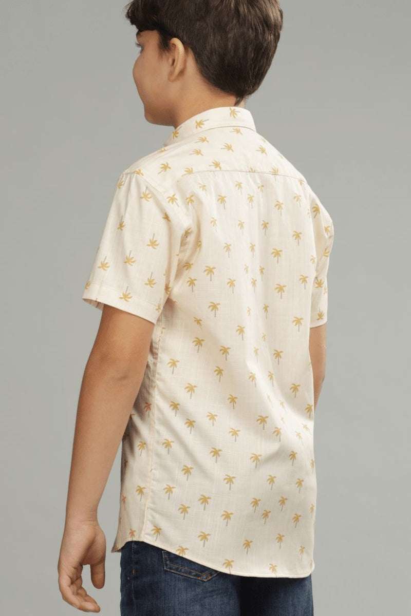 KIDS - Desert Palm Print - Half-Stain Proof Shirt