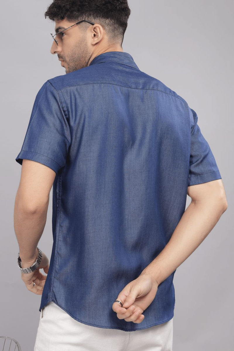 Silky Denim - Half Sleeve - Airlite Shirt