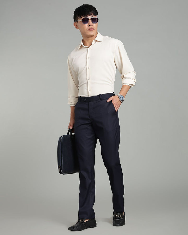 Navy - Wrinkle free Formal Pant