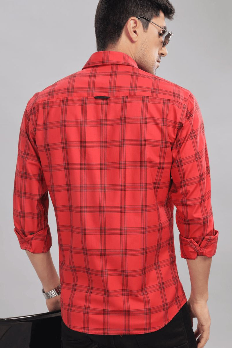 Bright Red Checks - Full-Stain Proof