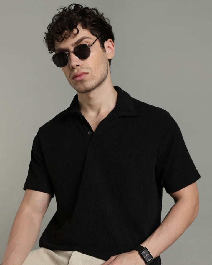 Black - Polo Tshirt