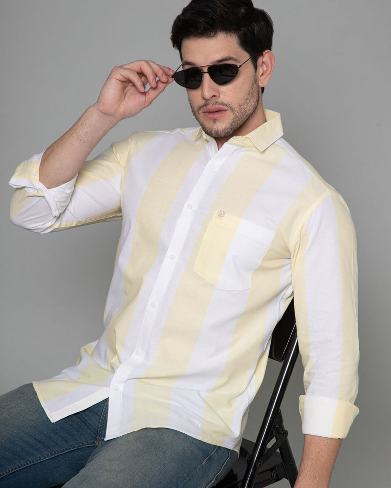 Summer Yellow Stripes - Full-Stain Proof