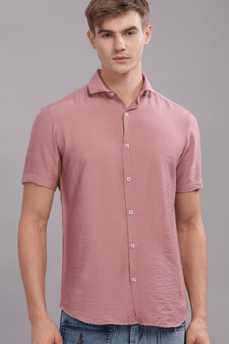 Dark Pink - Half Sleeve - Airlite Shirt