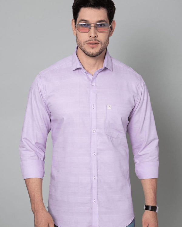 Mild Lavender Stripes - Full-Stain Proof