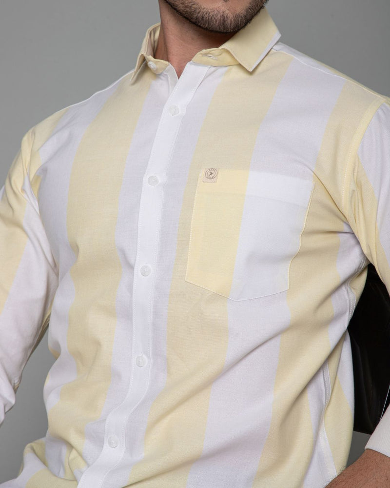 Summer Yellow Stripes - Full-Stain Proof