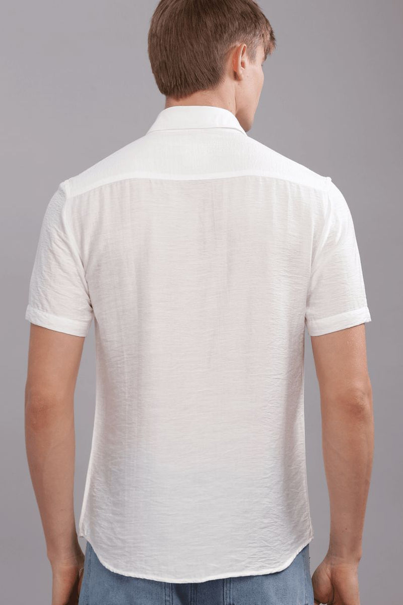 Feather White - Half Sleeve - Airlite Shirt