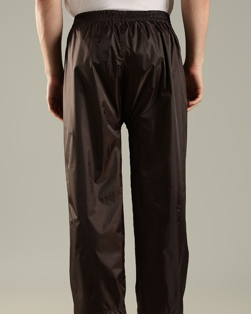 Teak Brown - Rain Jacket with Mobile Pouch