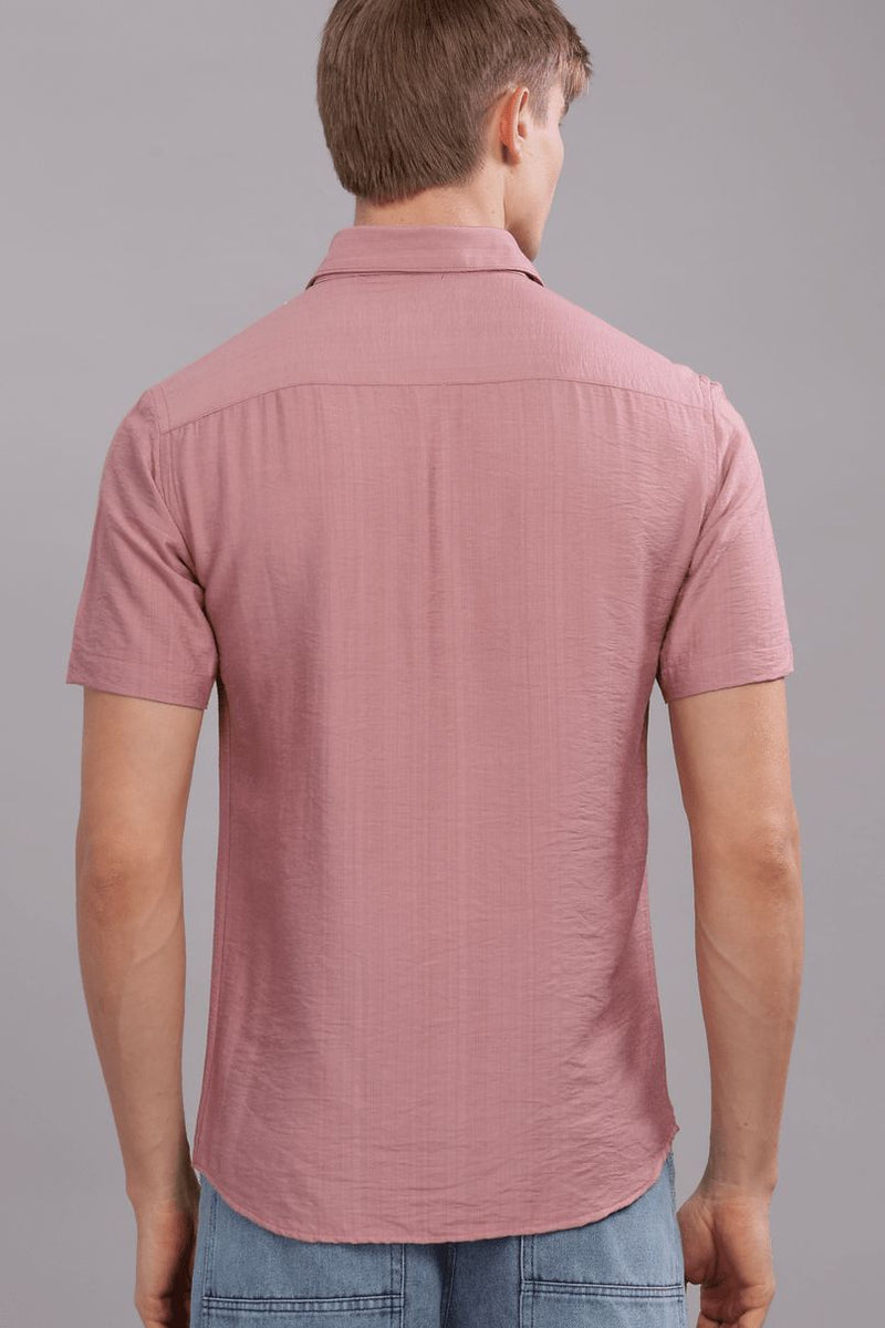 Dark Pink - Half Sleeve - Airlite Shirt