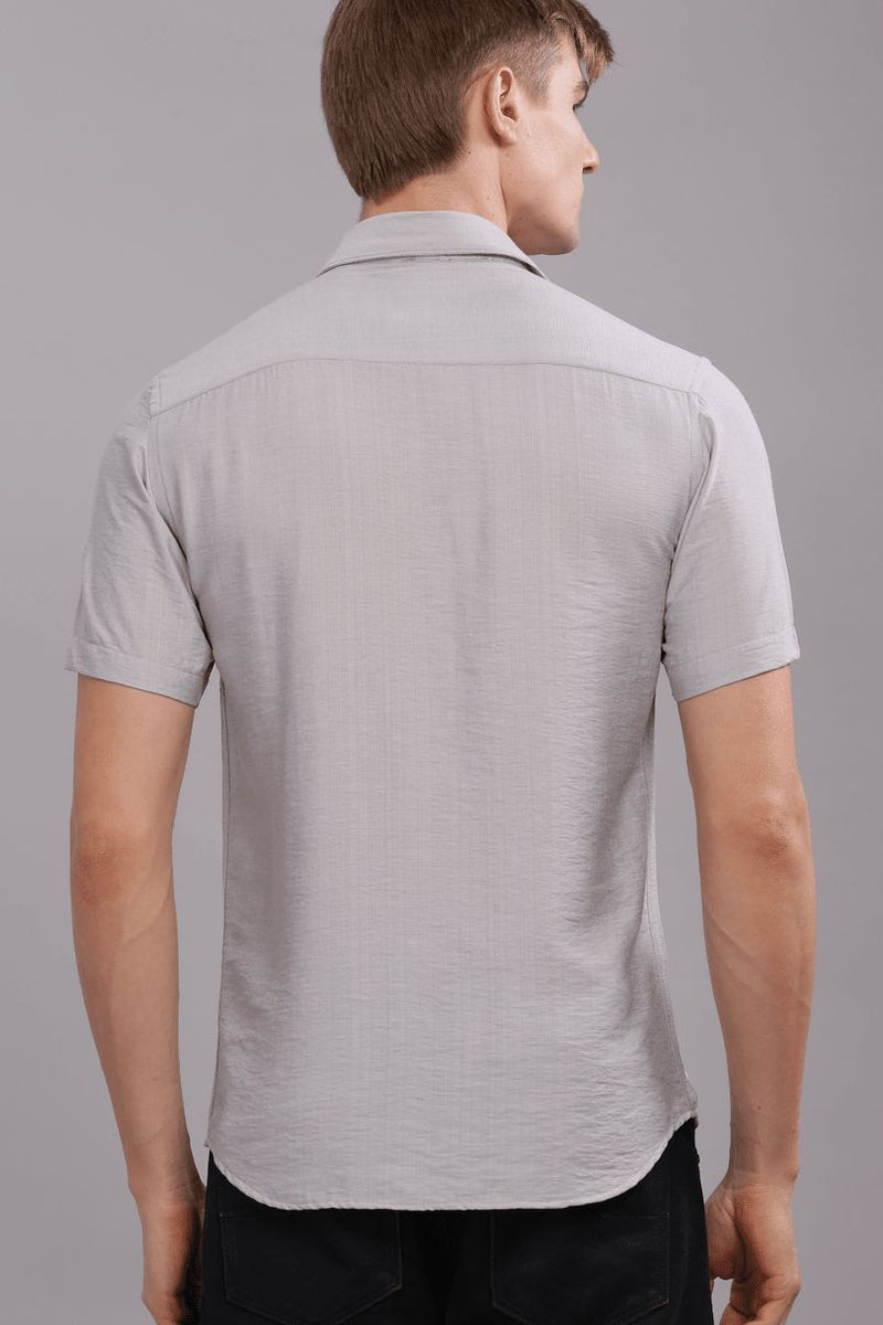 Silver Grey - Half Sleeve - Airlite Shirt