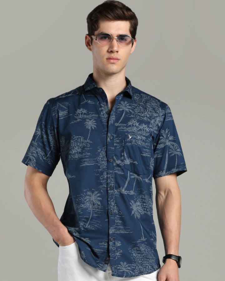 Sapphire Island Print -Half-Stain Proof