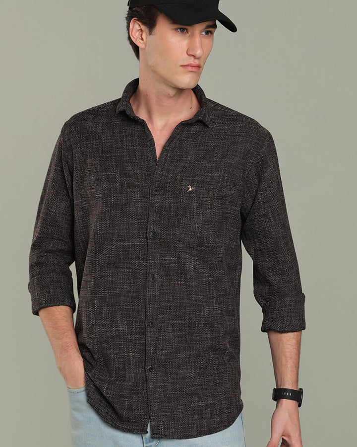 Black Grain Print -Full-Stain Proof