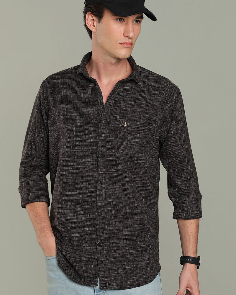 Black Grain Print -Full-Stain Proof