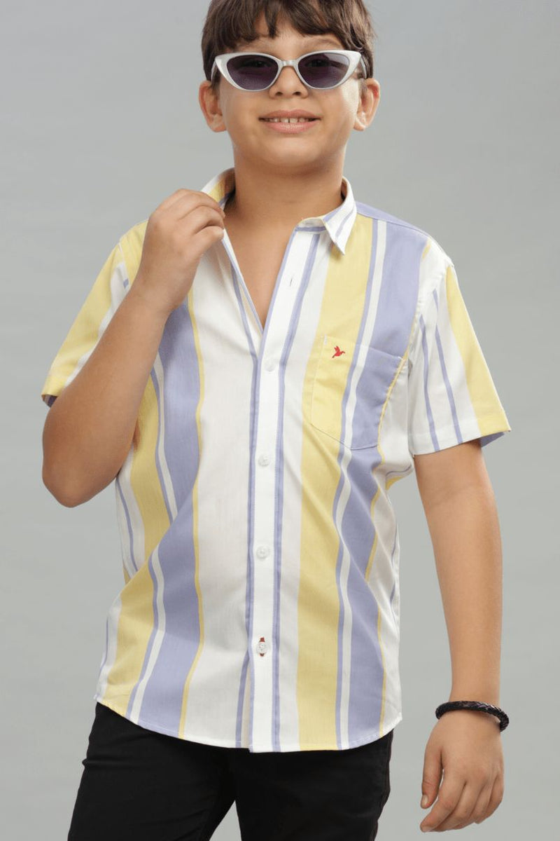 KIDS - Summer Stripes - Half-Stain Proof Shirt