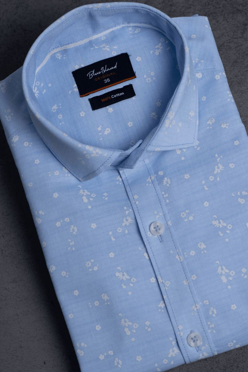 Blue Crispy Print-Full-Stain Proof