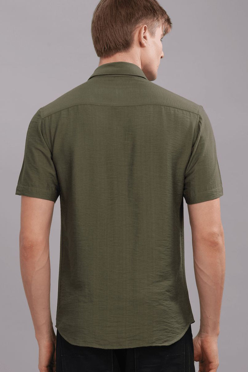 Forest Green - Half Sleeve - Airlite Shirt