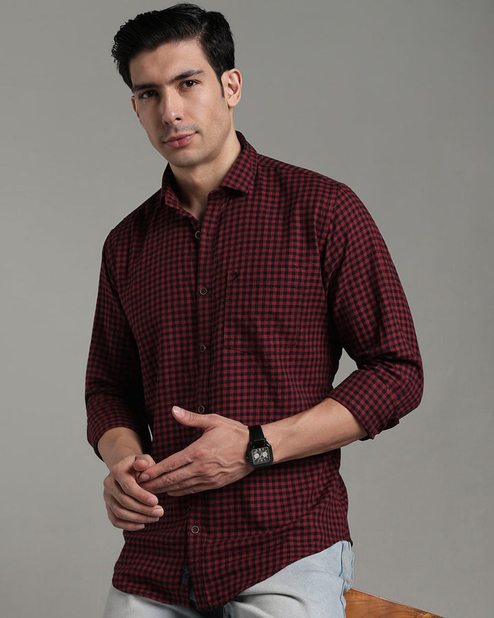 Red & Black Mini Checks - Full-Stain Proof