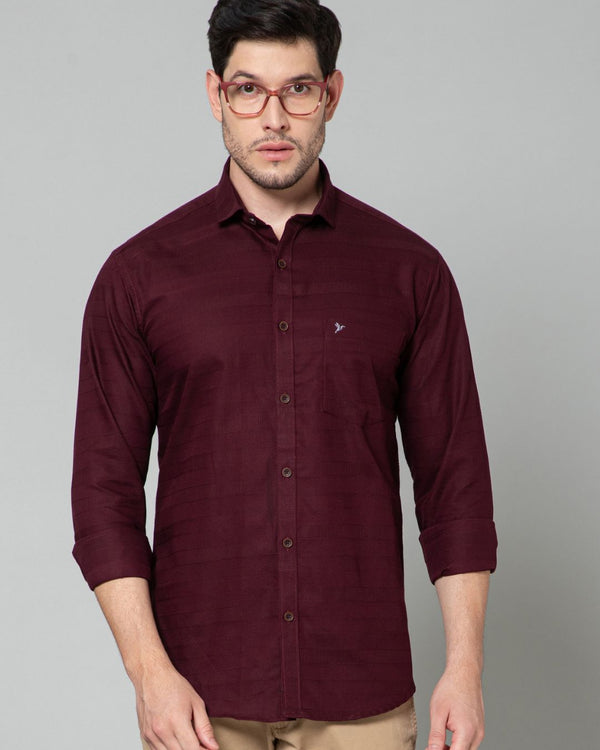 Dark Wine Stripes - Full-Stain Proof