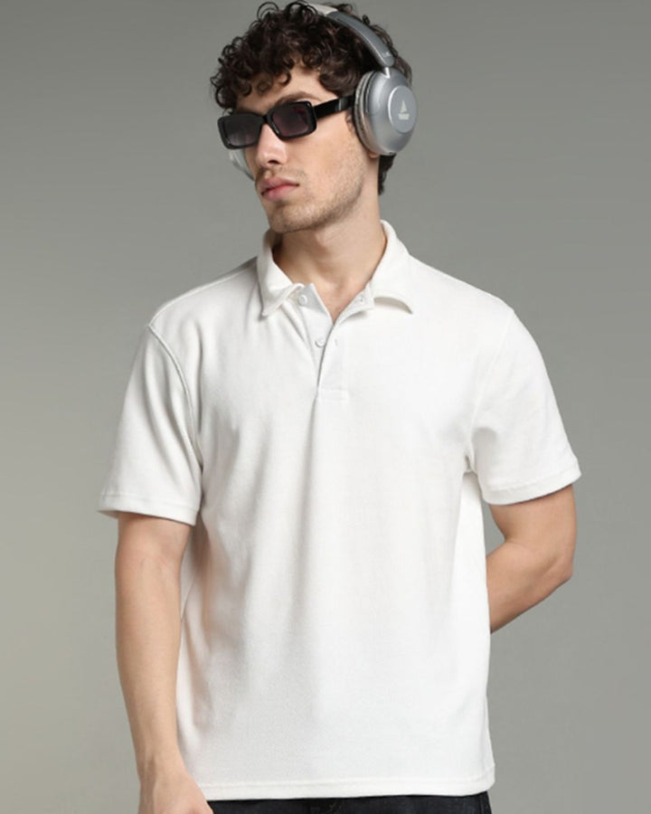 Pure White - Polo Tshirt