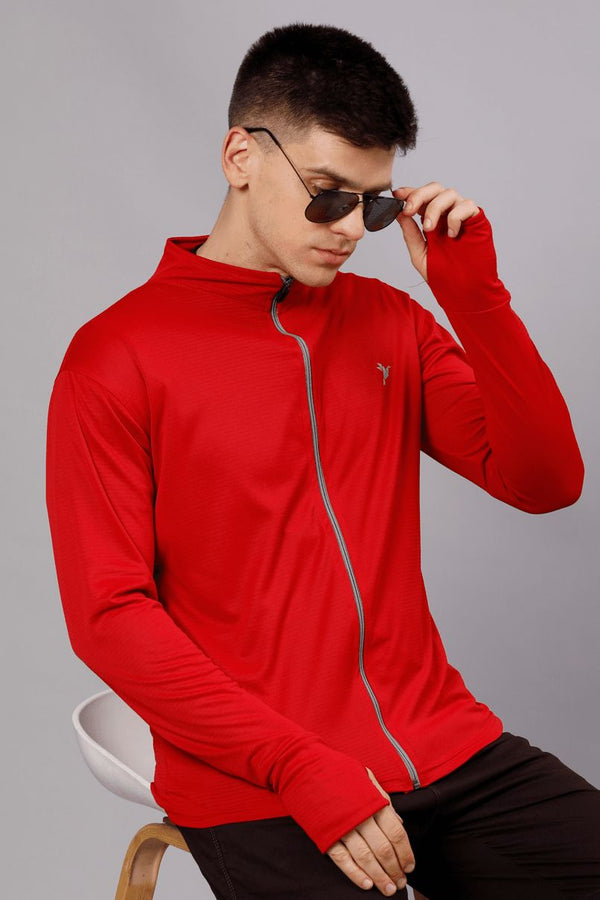 Bright Red - Sunblock Jacket