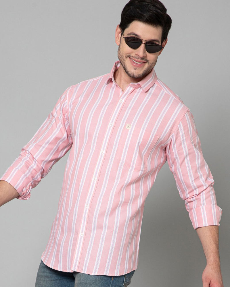 Pink & Blue Line Stripes - Full-Stain Proof