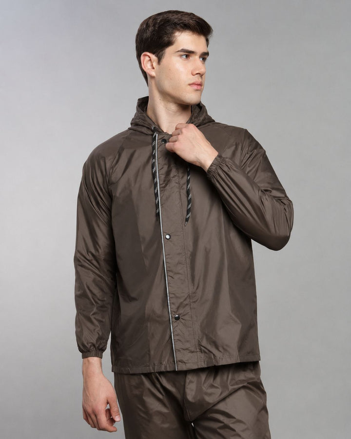 SNS Classic Brown - Rain Jacket with Pant